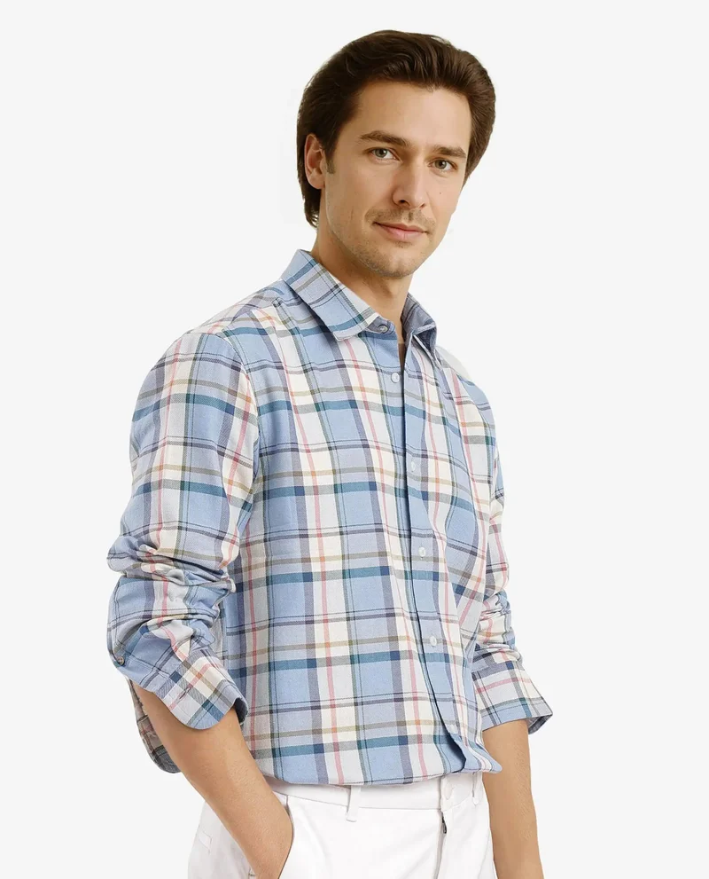 Rare Rabbit Men's Cotton Check Shirt