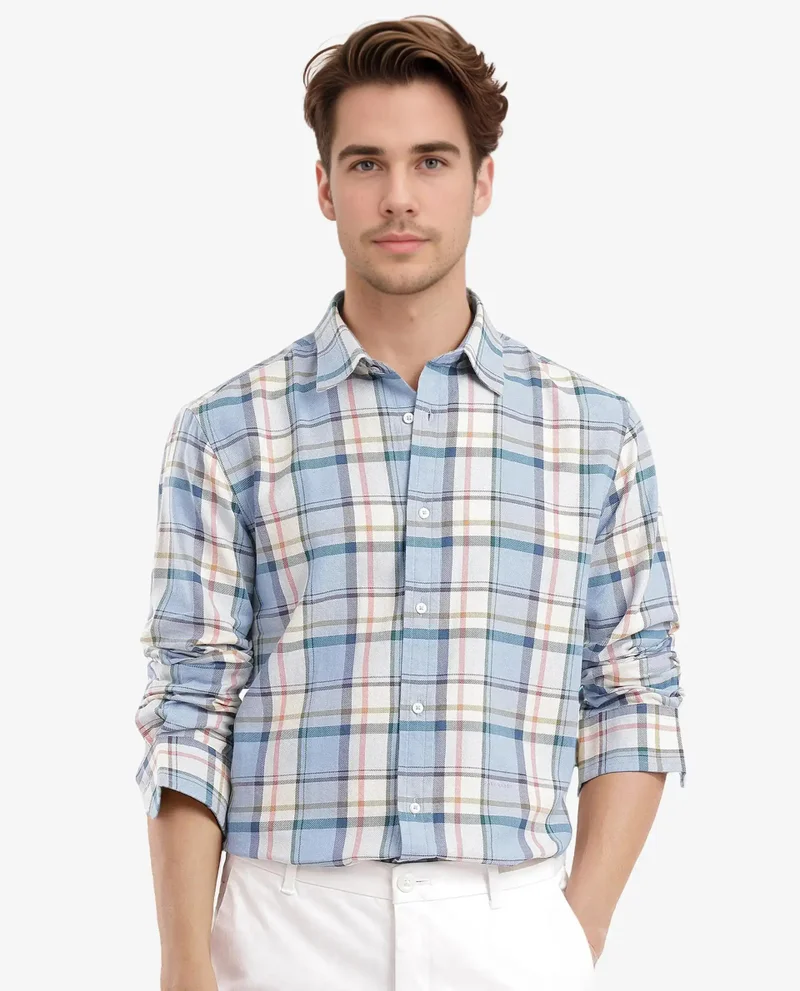 Rare Rabbit Men's Cotton Check Shirt