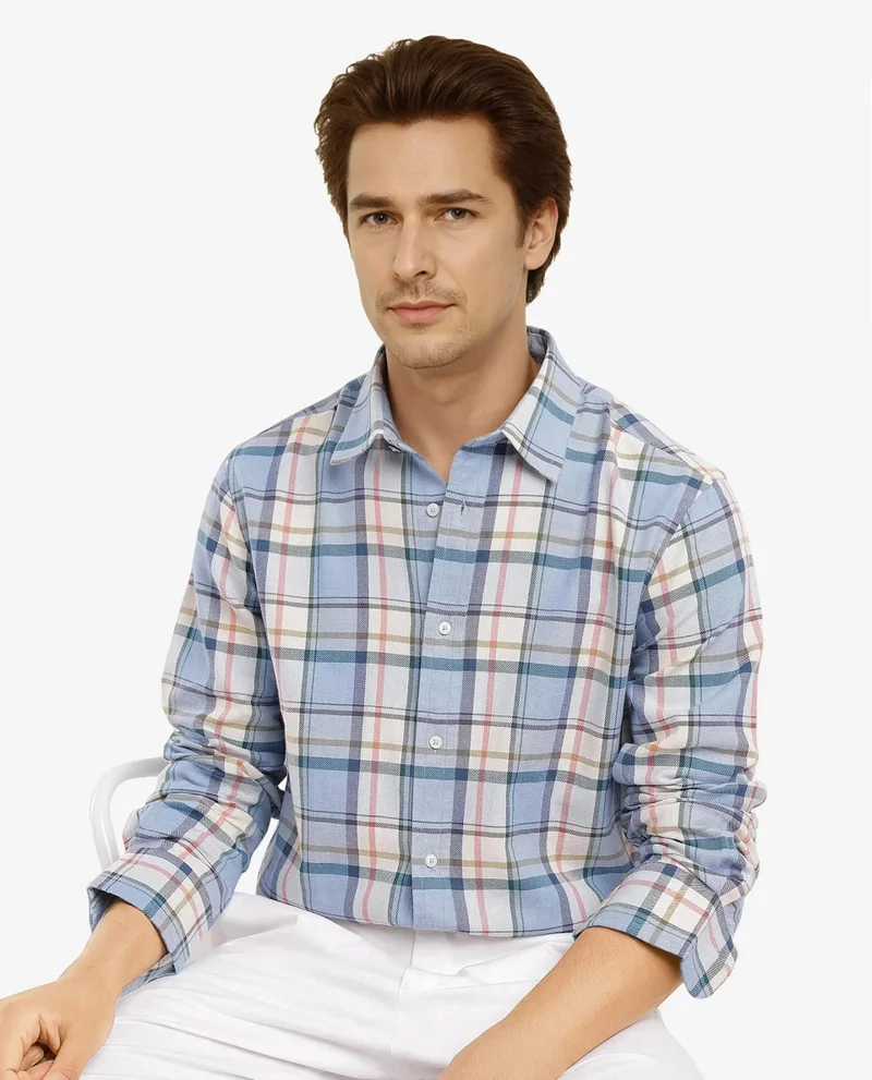 Rare Rabbit Men's Cotton Check Shirt