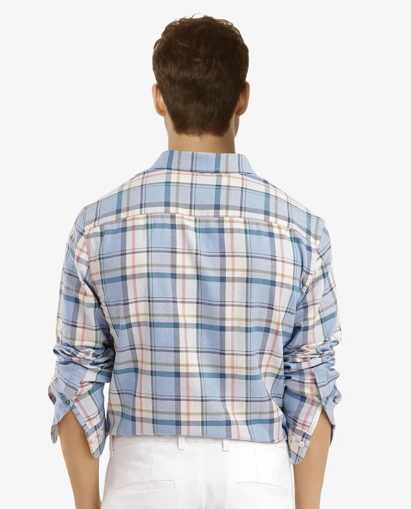 Rare Rabbit Men's Cotton Check Shirt
