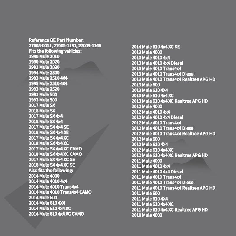 YUTOCOOL مفتاح إشعال لكاواساكي مولي 2010-610 مع 2 مفتاح - بديل لـ 27005-0011، 27005-1146، 27005-1191 - Image 2
