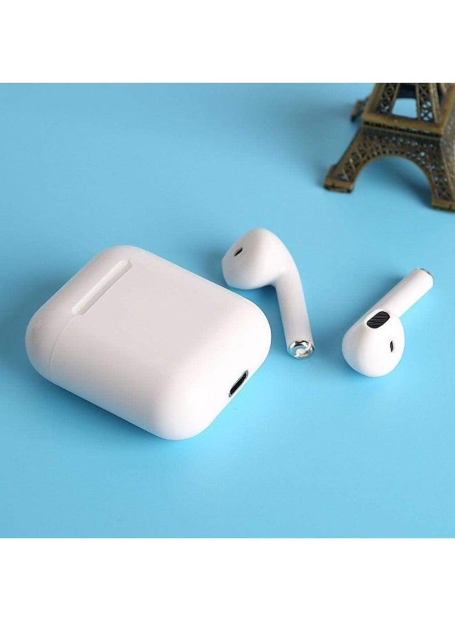 TWS i11 Bluetooth In-Ear Earphones with Charging Case, White - Image 3