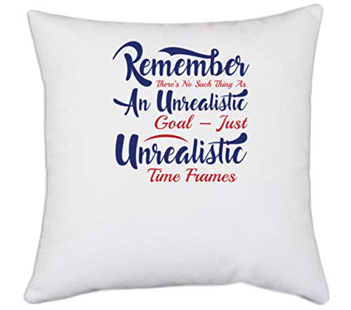 UDNAG UDNAG White Polyester Unrealistic Donalt Trump Pillow Cover 16 Inch X 16 Inch