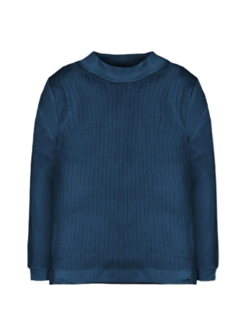 فاني باني مجموعة من 3 قمصان داخلية مضلعة بأكمام طويلة ورقبة عالية للأطفال - Image 2