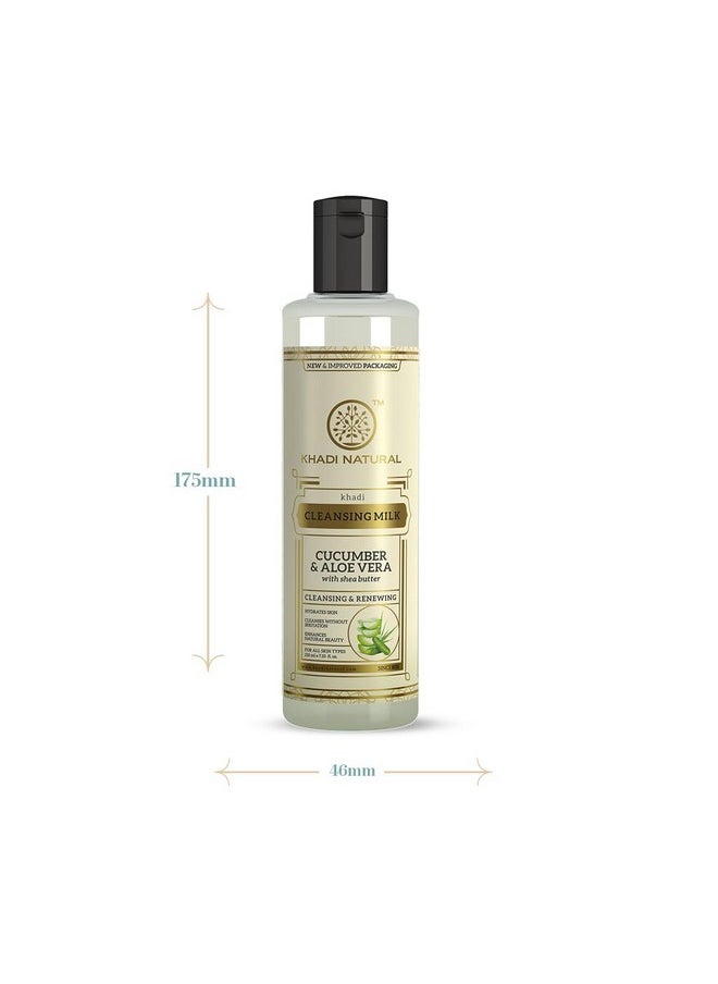 Khadi Natural Khadi Natural Cucumber And Aloevera Cleansing Milk Cream With Shea/Kokum Butter, 210ML, Multi  - Image 5