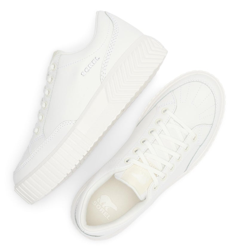 Sorel Women's ONA Ave Low Sneaker, sea Salt/Chalk, 8 - Image 5