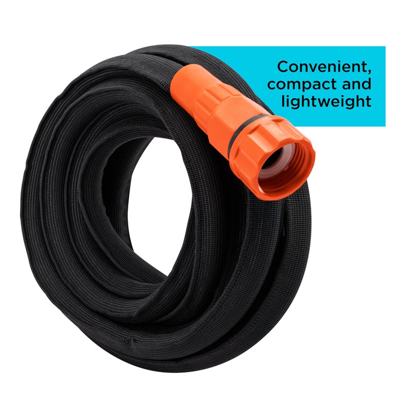 BLACK+DECKER Black + DeckerÂ® 25 ft x 5/8 in, Expanding Garden Hose â€“ Lightweight, Kink-Resistant, Quick Repair CouplingsÂ® BXMHBB22182 - Image 3