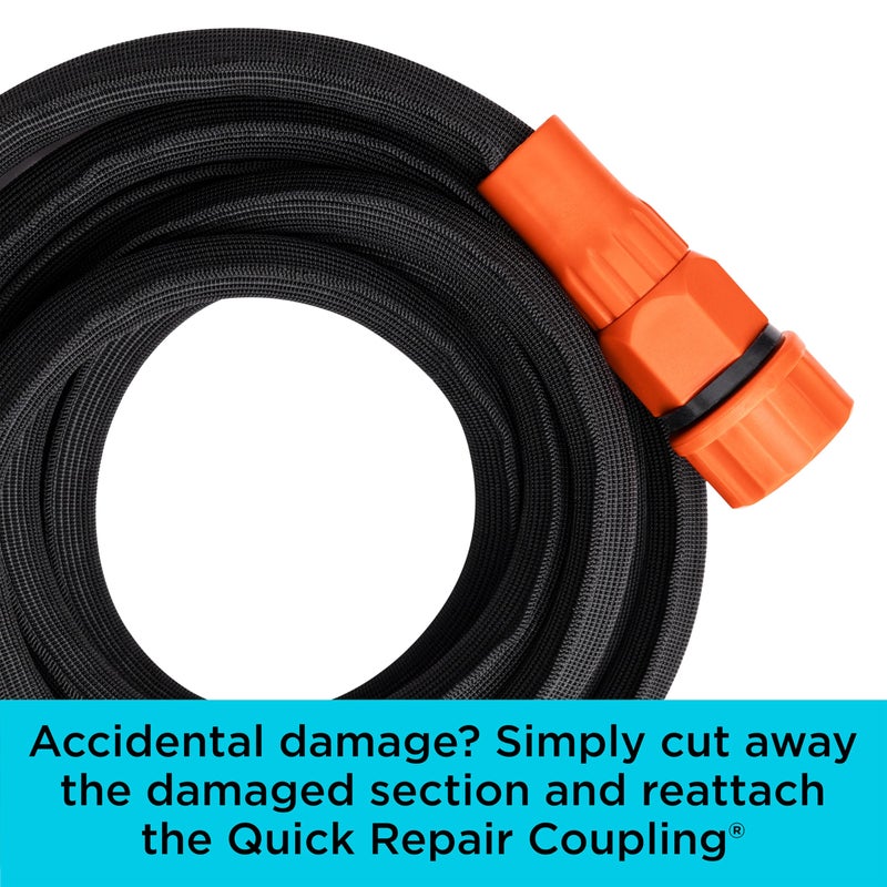 BLACK+DECKER Black + DeckerÂ® 25 ft x 5/8 in, Expanding Garden Hose â€“ Lightweight, Kink-Resistant, Quick Repair CouplingsÂ® BXMHBB22182 - Image 5