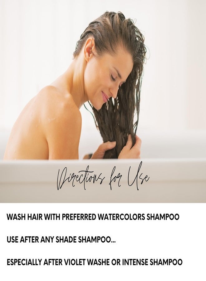 Watercolors Color Depositing Sulfate-Free Shampoo, Maintains & Enhances Haircolor, Water Colors Hair Dye Maintenance Wash (Conditioner-Blonde 8.5 Fl Oz) - Image 5