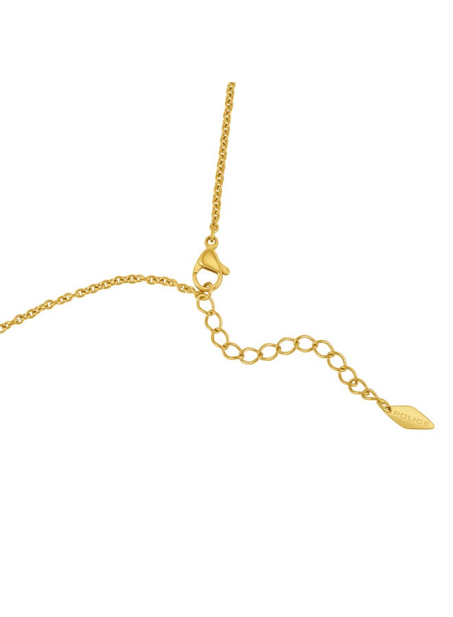 POLICE Lumora Gold Plated Stainless Steel Pendant Necklace for Women - Image 3