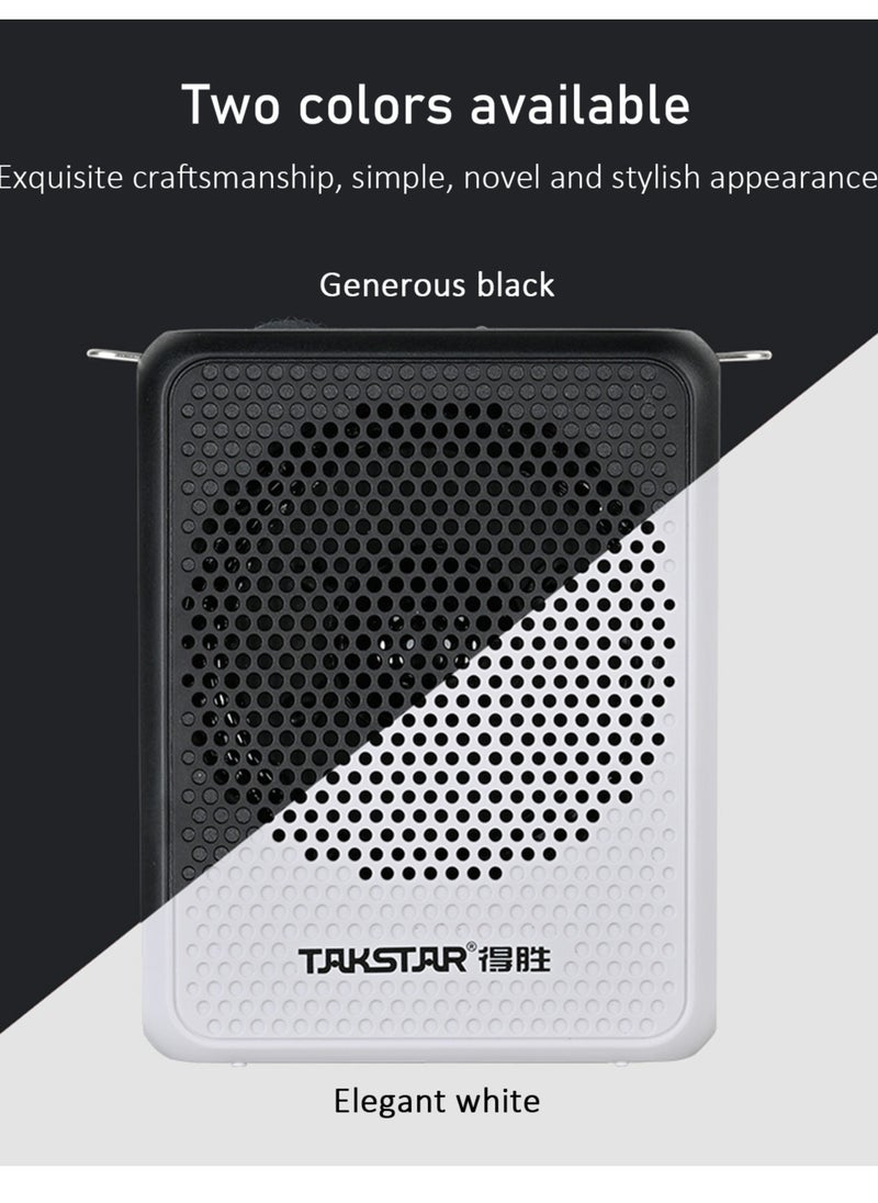 TAKSTAR - مكبر صوت E126A محمول قابل لإعادة الشحن ومكبر صوت صغير مزود بميكروفون سلكي لتثبيت الرأس وحزام خصر لتدريس الغناء والتدريب والعرض - Image 1