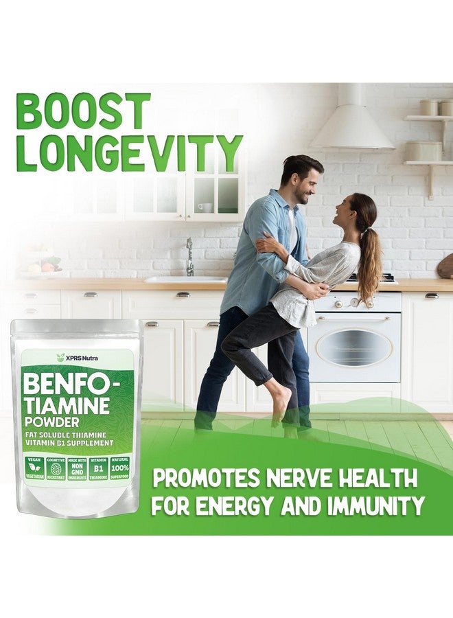 XPRS Nutra Benfotiamine (Thiamine) - Fat Soluble Happy Heart Thiamine - Enhanced Vitamin B1 Benfotiamine to Support Cognitive Health - Vegan Friendly Benfotamine (.5 Ounce) - Image 2