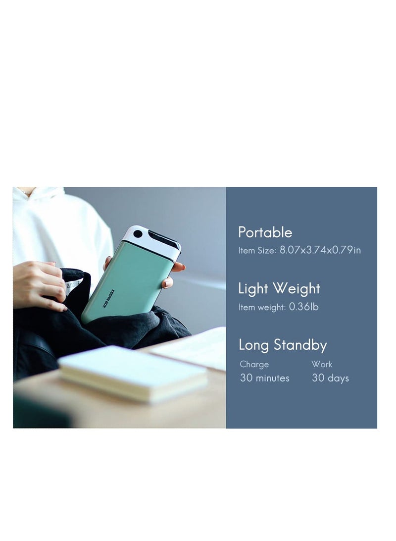 SOLARAE صندوق قفل الهاتف مع مؤقت، صندوق قفل محمول للهواتف والهواتف الذكية، يساعد على الانضباط الذاتي والتركيز لتحقيق الأهداف، يساعد الأطفال والطلاب والبالغين على التركيز، محمول، مؤقت، تحكم، أخضر - Image 5