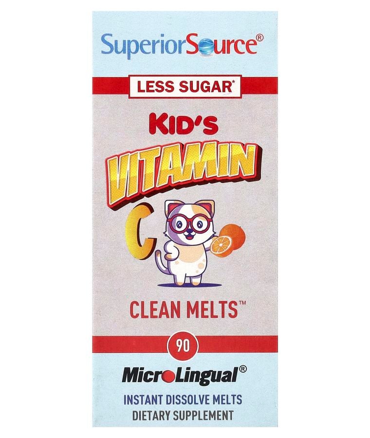 Superior Source Kid's Vitamin C Clean Melts™ Orange 90 Instant Dissolve Melts