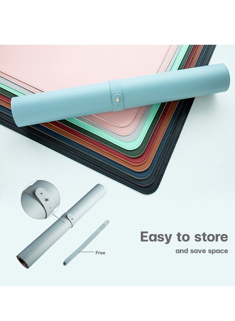 لوحة ماوس مقاس 60 × 30 سم، لوحة ماوس سريعة باللون الأزرق الداكن، وسادة كبيرة، وسادة مضادة للانزلاق، مناسبة لكل عمل - Image 4