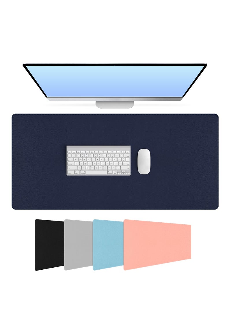 لوحة ماوس مقاس 60 × 30 سم، لوحة ماوس سريعة باللون الأزرق الداكن، وسادة كبيرة، وسادة مضادة للانزلاق، مناسبة لكل عمل - Image 2