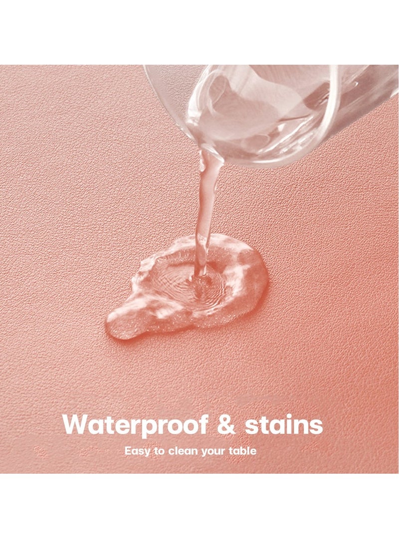 لوحة ماوس مقاس 60 × 30 سم، لوحة ماوس سريعة باللون الأزرق الداكن، وسادة كبيرة، وسادة مضادة للانزلاق، مناسبة لكل عمل - Image 5