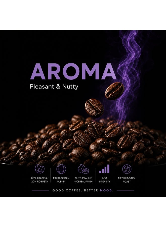 Mood Espresso حبوب قهوة محمصة عطرية 1000 جرام بنكهة غنية وعطرية - Image 5
