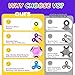 SCIONE Fidget Hand Spinners 25 PC Color Bundle Bulk EDC TriSpinner Desk School Toy Anxiety Relief ADHD Student Relax Therapy Pack Combo Wholesale Green Red Black White Blue Yellow Glow Pink Glow Sky Blue1 - Image 4