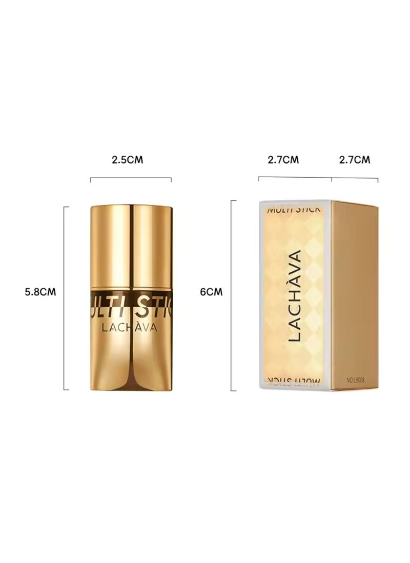LACHAVA - Multi Stick Blush for Eyeshadow and Lipstick Eyeshadow Lipstick and Face Blusher Cream 3 in 1 Non Sticky Moisturizing Hydrating Smooth Face Blush Makeup Lipstick 8G 03 - Image 1