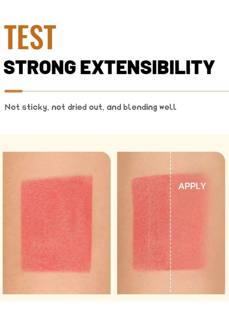 LACHAVA - Multi Stick Blush for Eyeshadow and Lipstick Eyeshadow Lipstick and Face Blusher Cream 3 in 1 Non Sticky Moisturizing Hydrating Smooth Face Blush Makeup Lipstick 8G 03 - Image 1