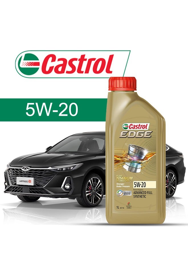Castrol Engine Oil – For Cherry Arrizo 8  2024 - 2020، 5 Liter، viscosity 5w20 CASTROL - With Engine Oil Filter - 2020 2021 2022 2023 2024 
