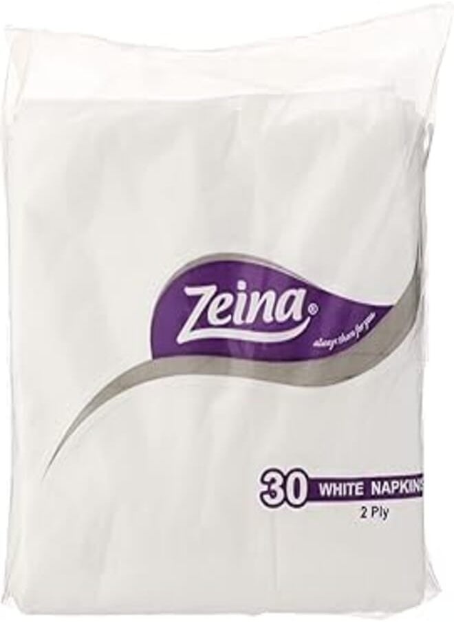 Zeina - Zeina White Napkins - Image 1