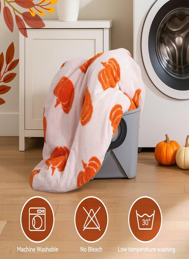 weigelia Burnt Orange Comforter Queen Size 3 Pieces Pumpkin Halloween Comforter Soft Velvet Lightweight Fall Bedding Set (1 Queen Comforter + 2 Pillowcases) - Image 5