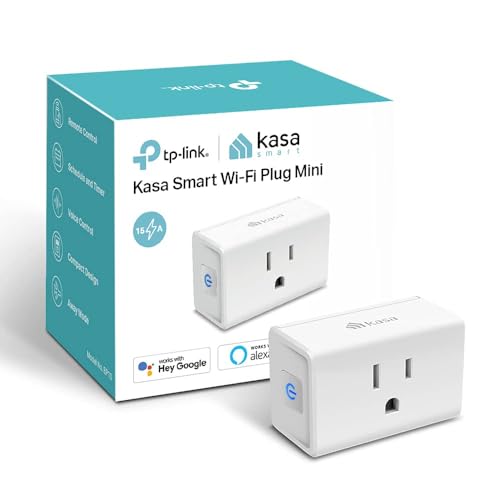 Kasa Smart Plug Ultra Mini 15A Smart Home WiFi Outlet Works with Alexa Google Home IFTTT No Hub Required UL Certified 24G WiFi Only 1PackEP10 White