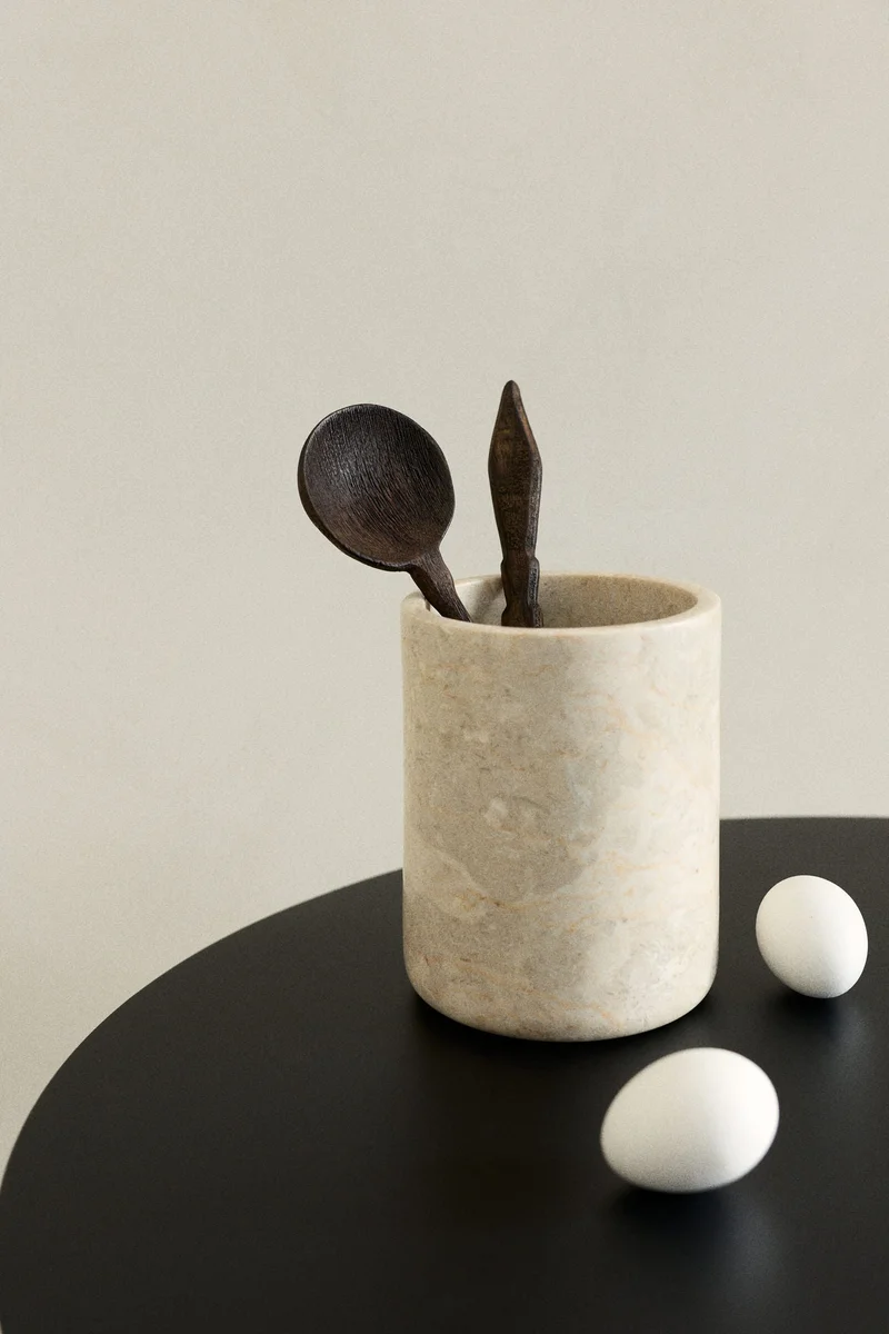 H&M Marble utensil holder