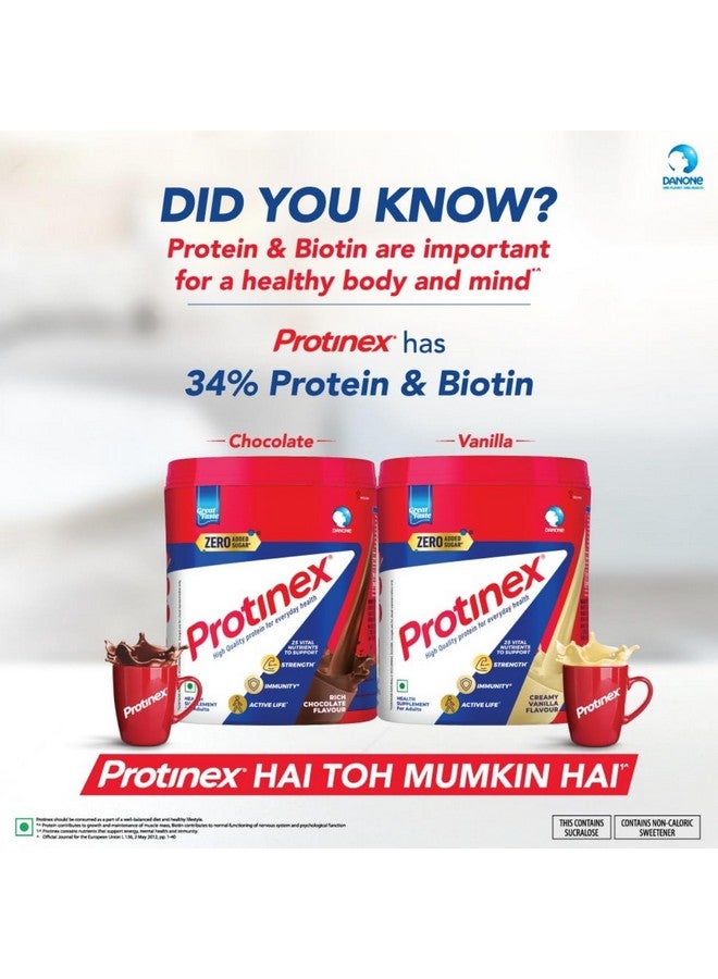 Protinex Protinex Health Supplement And Nutritional Protein Mix For Adults - (Rich Chocolate Flavor, 230 Gms, BIB) with 25 Vital Nutrients to Support Strength, Immunity & Active Life  - Image 4