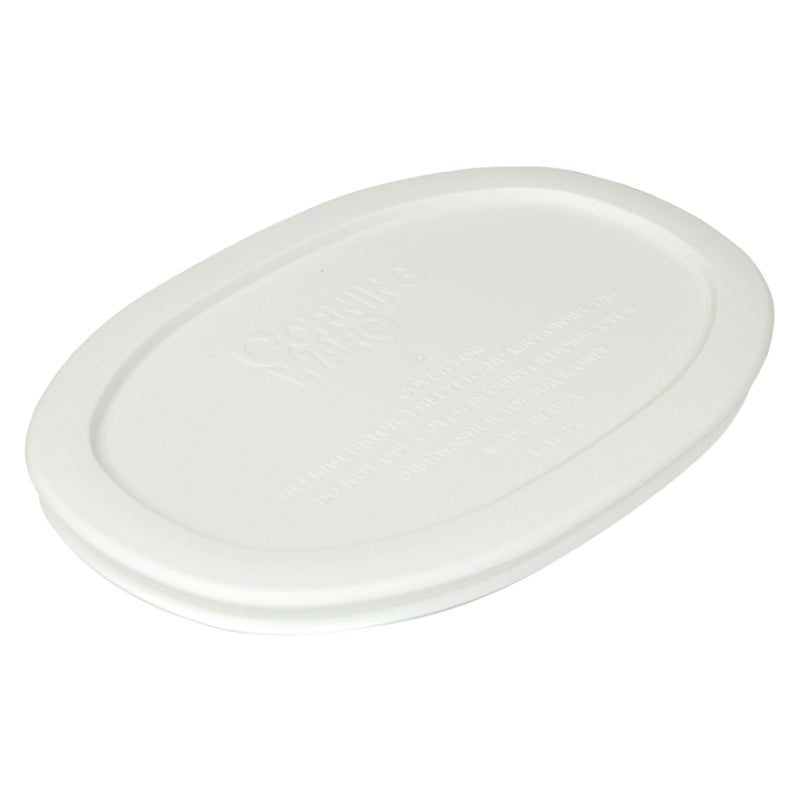 Corningware F-15-Pc Oval French White 15-Ounce Plastic Lid (4 Pack) - Image 3