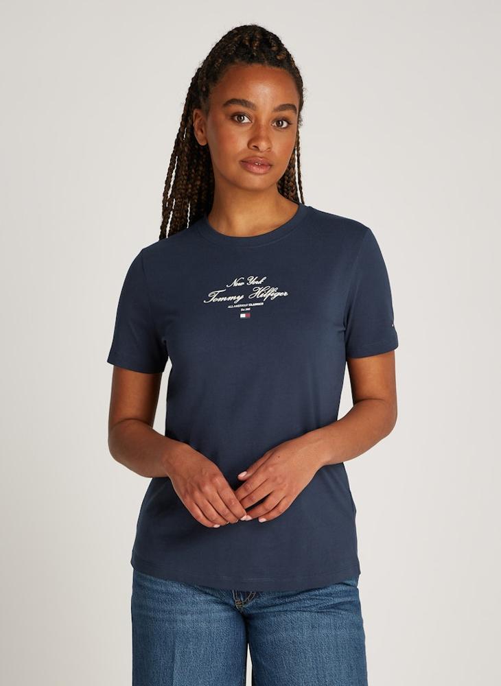 TOMMY HILFIGER Crew Neck Graphic T-Shirt  - Image 1