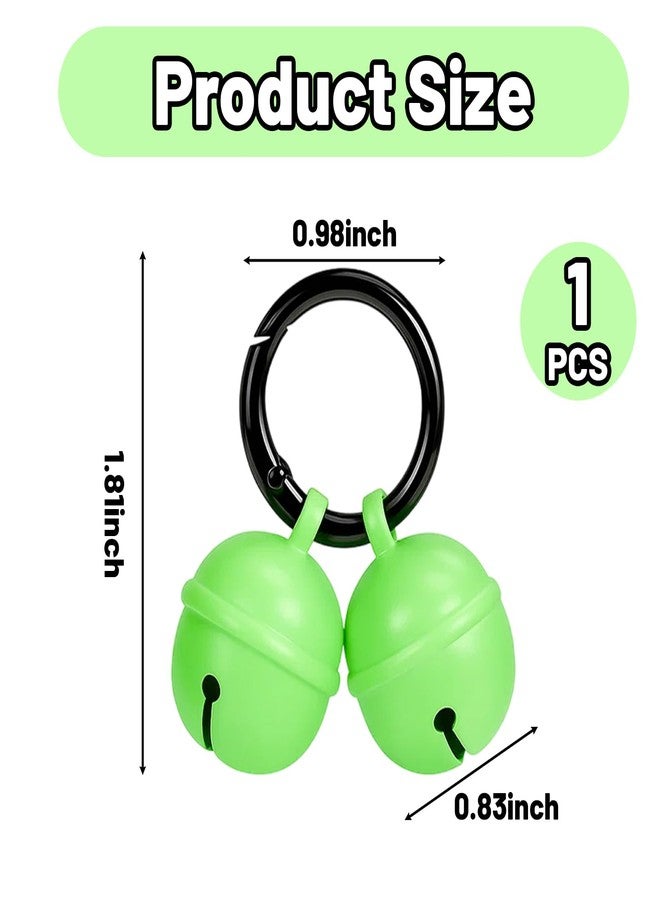 CZFSWT Dog Bell, Bell for Dog Collar, Glow in The Dark Cat Collar with Bell Suitable for Tracking Pets and Outdoor Activities At Night - Image 2