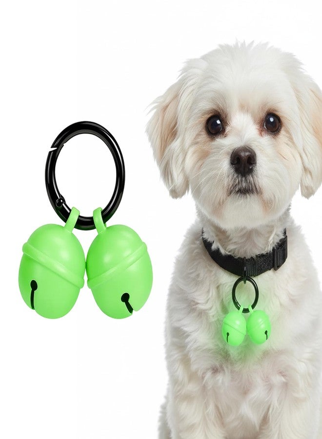 CZFSWT Dog Bell, Bell for Dog Collar, Glow in The Dark Cat Collar with Bell Suitable for Tracking Pets and Outdoor Activities At Night - Image 1