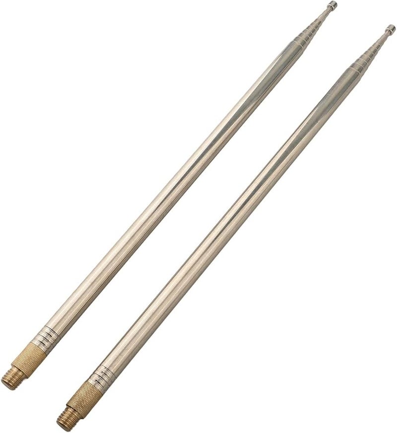 Retractable 2 5M 304 Stainless Steel Whip Antenna For PAC 12 JPC 7 HF Shortwave Radio 2PCS - Image 4