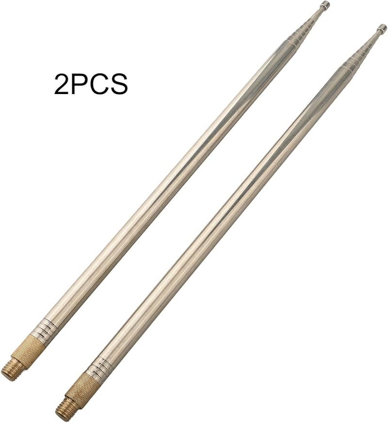 Retractable 2 5M 304 Stainless Steel Whip Antenna For PAC 12 JPC 7 HF Shortwave Radio 2PCS - Image 3