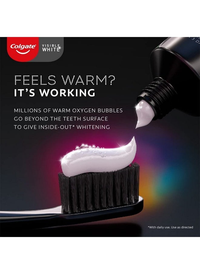 Colgate - Visible White O2 Teeth Whitening Toothpaste (25G) For Noticeably Whiter Teeth Starting In 3 Days. Aromatic Mint With Active Technology Enamel Safe Teeth Whitening - Image 1