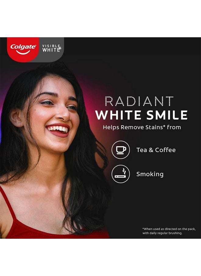 Colgate - Visible White O2 Teeth Whitening Toothpaste (25G) For Noticeably Whiter Teeth Starting In 3 Days. Aromatic Mint With Active Technology Enamel Safe Teeth Whitening - Image 1