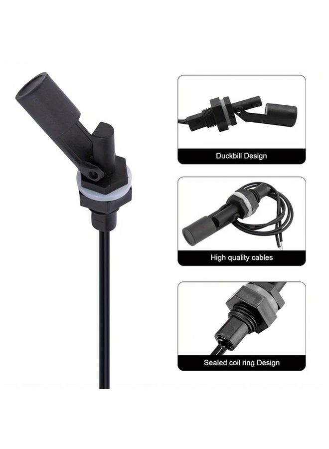 Black Heavy Duty Non Electric Floating Ball Switches 5 Pack With Mounting Hardware For Aquarium Pond Pool - Image 3