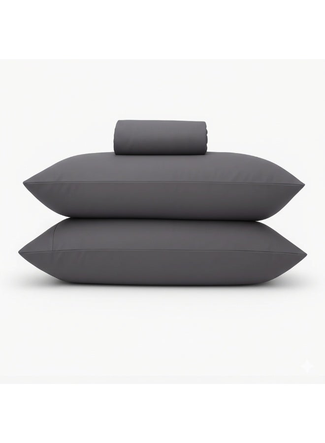CADE Home 100% Cotton Sheets, Lightweight Super Soft Luxury 3 Piece Bed Sheet Set, Breathable, Durable & Cooling Bed Sheets Set, Easy Secure Fit, Machine Washable