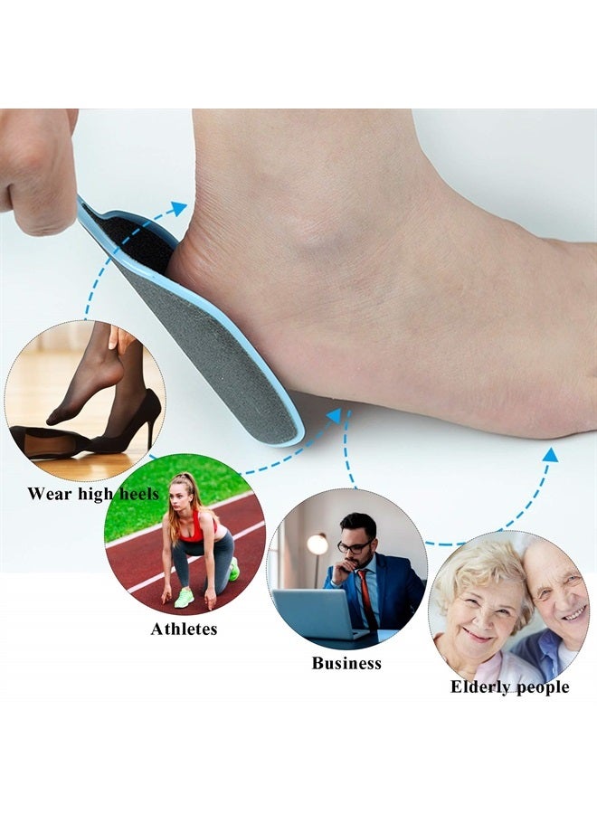 Haploon 4 Pieces Foot File Remover Foot Callus Scrubber,Double-Sided Colossal Foot Heel Scrubber Shaver Rasp Foot File and Callus Remover for Grit Exfoliates Removes Dead Skin with 4 Colors - Image 2