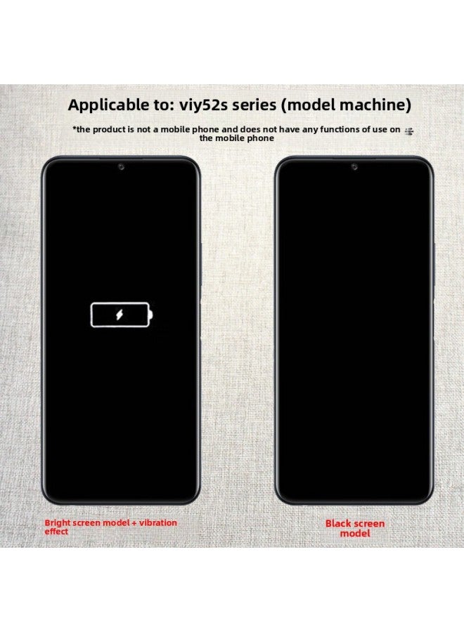 BA Gang Mobile Phone Model Suitable For VIVOY70T Mobile Phone Model Y70SY52S Toy Bright Screen Glass Screen-Applicable Models:Y70S-[white]-black Screen [screen Shutdown Status]]  - Image 3