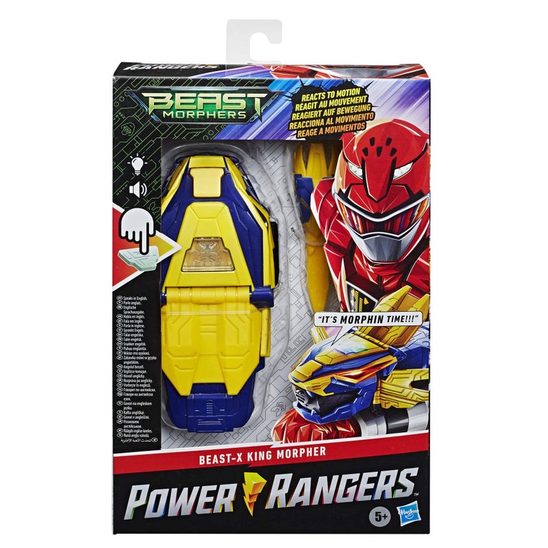 Power Rangers Beast Morphers Beast-X King Morpher Electronic Roleplay Toy Motion Reactive Lights and Sounds Inspired TV Show - Image 2