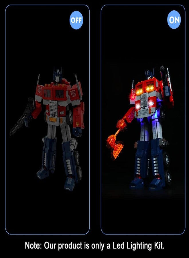 VONADO LED Light Kit Compatible with Optimus Prime 10302, DIY Lighting for Transformers Figure Set (NO Model), Creative Decor Lights (ONLY Lights) - Image 3