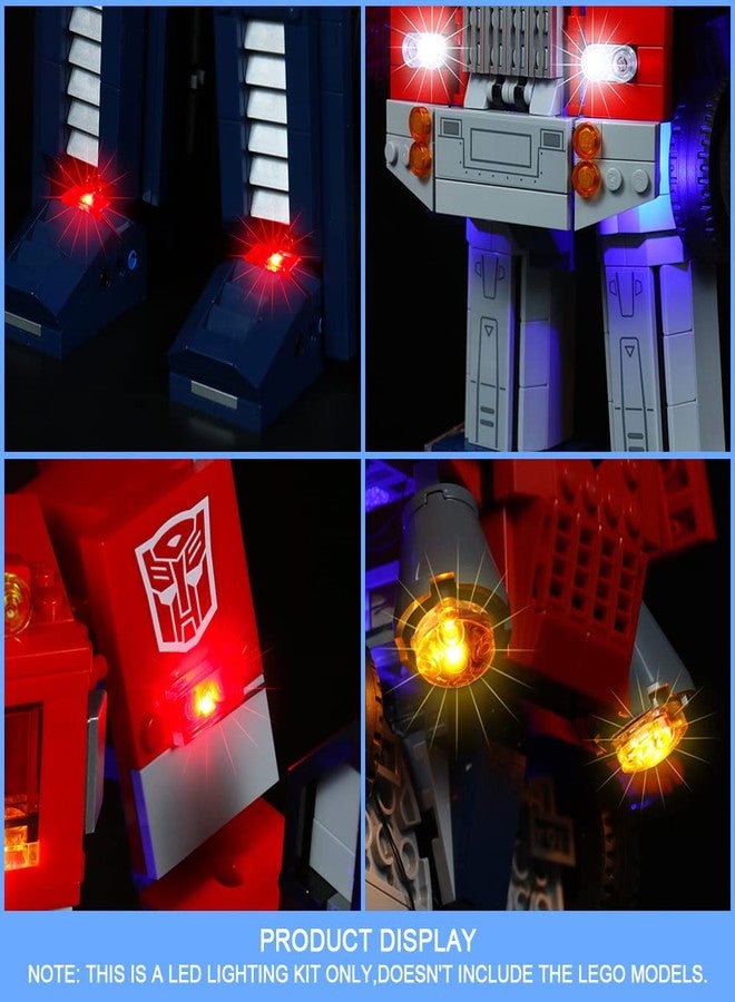 VONADO LED Light Kit Compatible with Optimus Prime 10302, DIY Lighting for Transformers Figure Set (NO Model), Creative Decor Lights (ONLY Lights) - Image 5