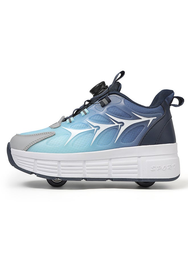 Students, Children, Casual Boys' Roller Shoes With Wheels, Teenagers' Double-wheel Roller Shoes, Women's Sports Shoes, Heelys Shoes