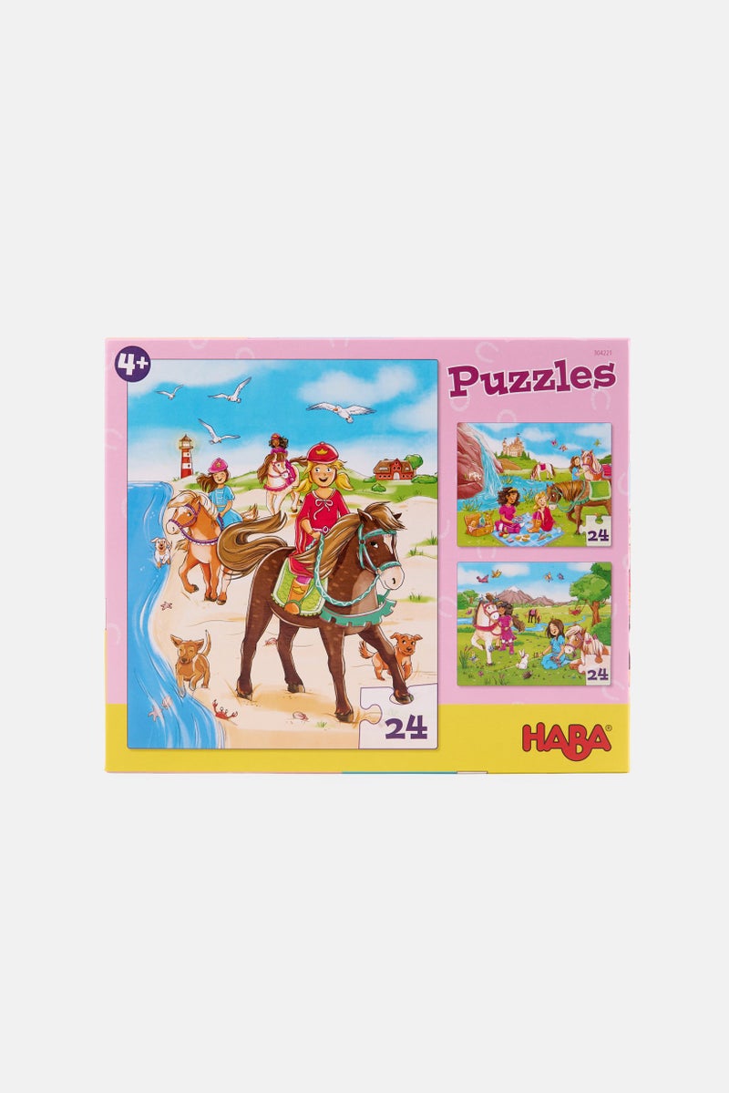 HABA Girls On The Horse Puzzles - Image 1