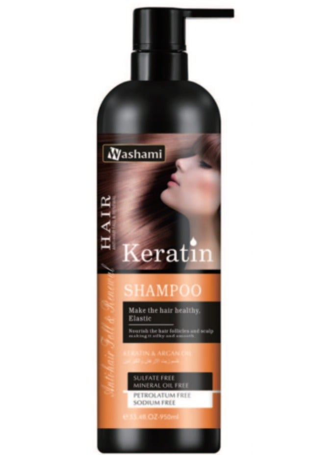 شامبو الكيراتين بالكيراتين وزيت الأرغان 950 مل