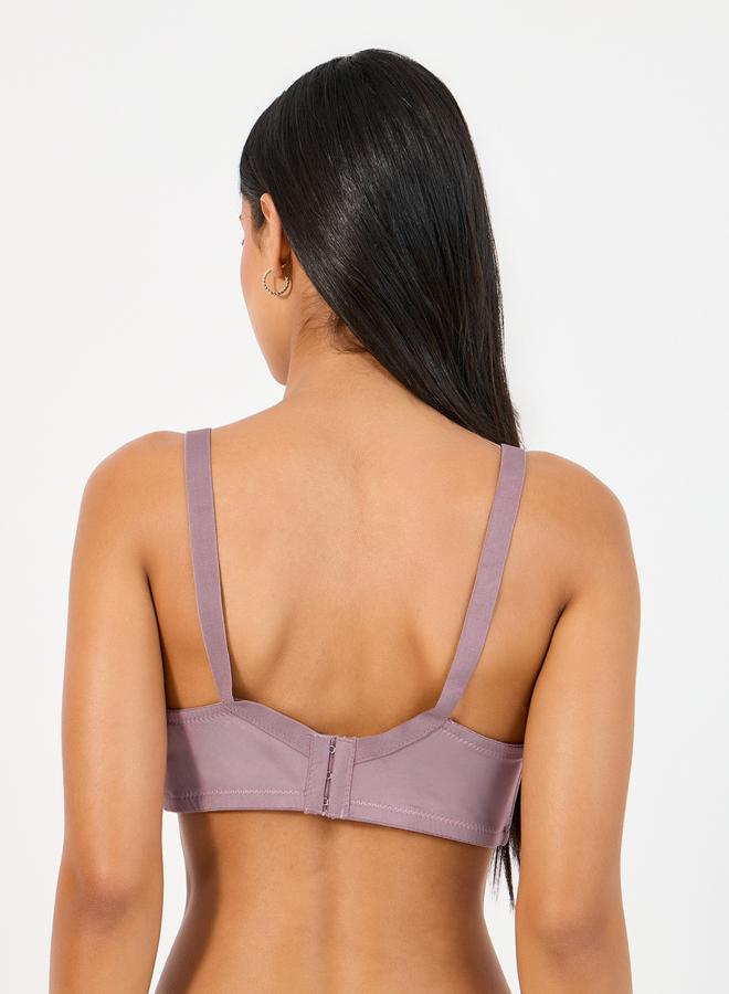Styli Pack of 2 - Padded Non Wired Lace Cup Full Support Bra  - Image 4